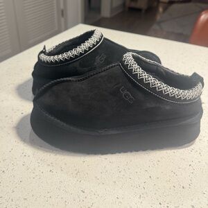 Womens UGG Tazz II Platform Slipper - Black
